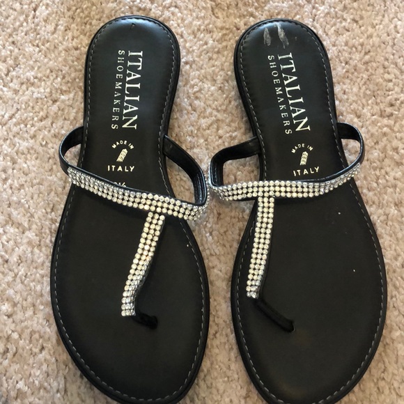 Italian Shoemakers Shoes - Sparkly Sandles